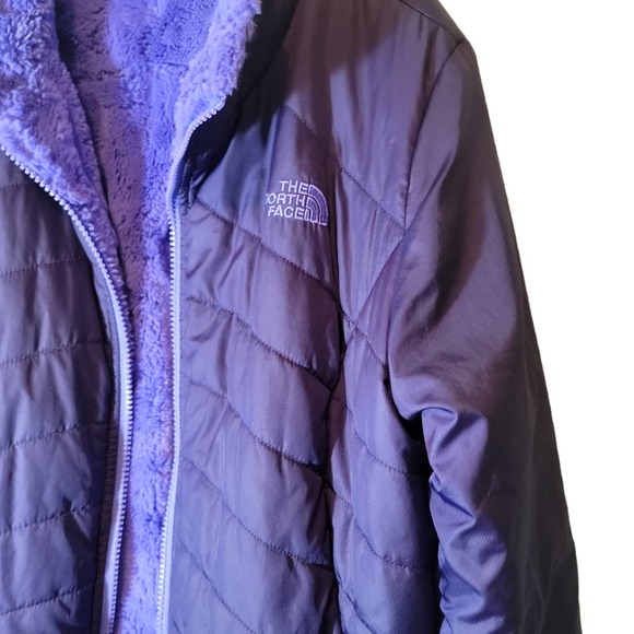 The North Face Jacket Sz M Reversible Insulated Cold Weather Two Tone Blue - Picture 7 of 10